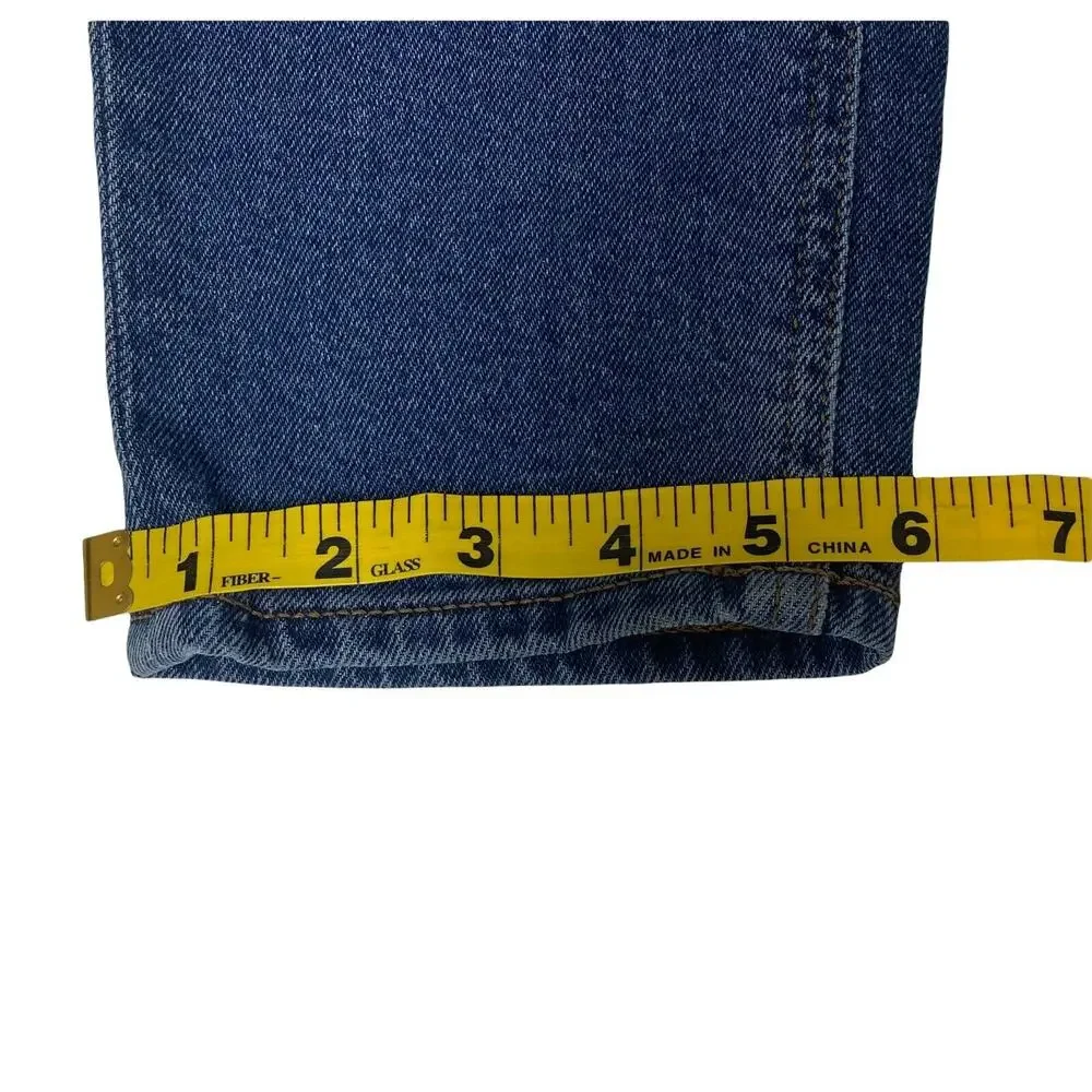 Asos Farleigh Slim High Rise Medium Wash Mom Jeans Size 28x36